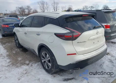 2022 Nissan Murano S Intelligent Awd z USA, uszkodzony, nr VIN 5N1AZ2AS2NC125492
